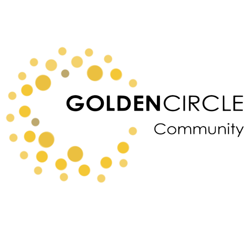 golden-circle schwarze Schrift